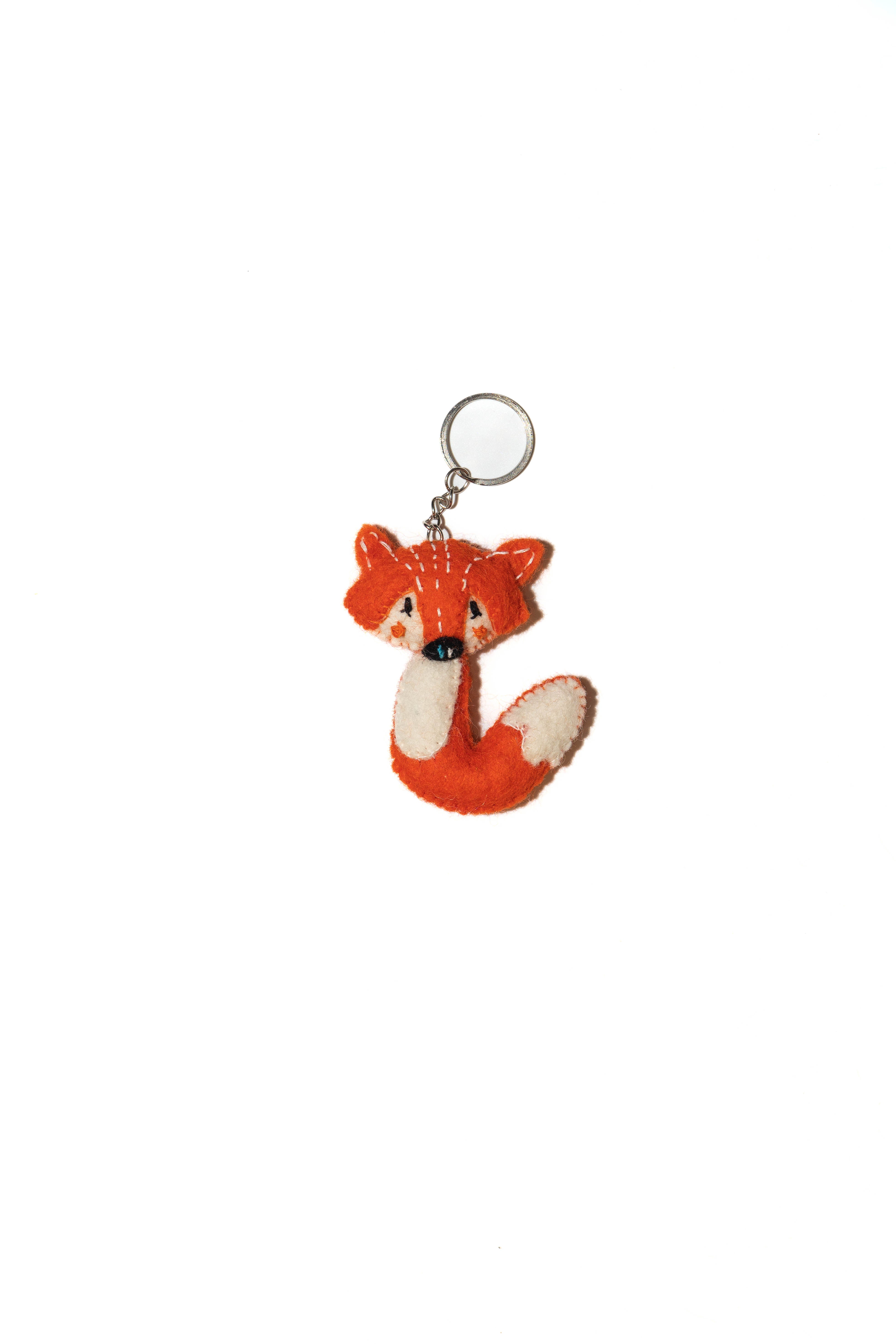 Felt Fox Keychain